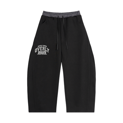 Plaid Waistband Barrel Sweatpants